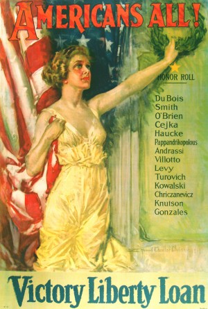 Americans All Victory Liberty Loan Poster